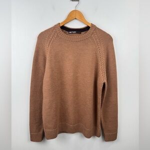 Mr. Turk Men Tan Merino Wool Sweater Size S/M